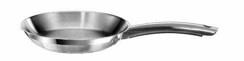 T-fal C81107 Elegance Stainless Steel Fry Pan, 12-Inch Cookware, Silver