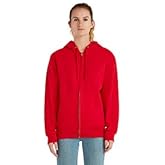 Lane Seven Unisex Premium Full-Zip Hooded Sweatshirt M RED