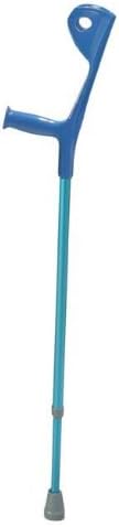 10412 - Euro Style Light Weight Forearm Walking Crutch, Blue, 1 Pair