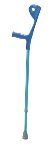10412 - Euro Style Light Weight Forearm Walking Crutch, Blue, 1 Pair