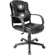 Relaxzen 2-Motor Mid-Back Leather Office Massage Chair by Relaxzen