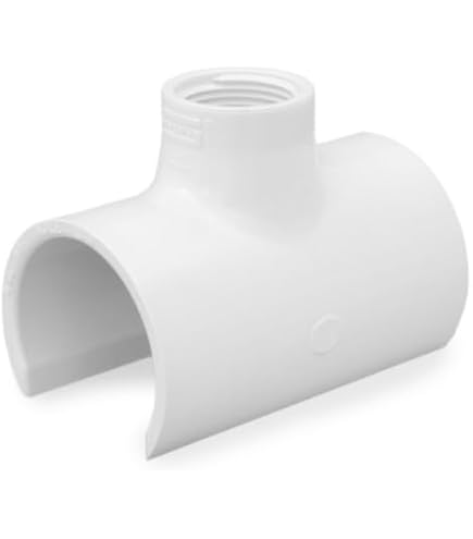 Tee, Snap On, 3/4 x 1/2 In, Snap x FPT, PVC: Pipe Fittings: Amazon