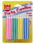 Cake Mate 24 Ct. Pencil Party Candles24