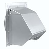 Nutone 647 Wall Cap Aluminum 7 Round Duct