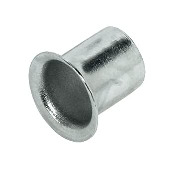HÄFELE Direct Bazaar Socket, for Wooden Shelves for Ø 7,5 mm Drill Hole, Socket Nickel Plated