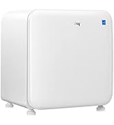 COSTWAY Compact Refrigerator, 1.6 cu ft. Single Door Small Fridge with Adjustable Temperature 32℉...