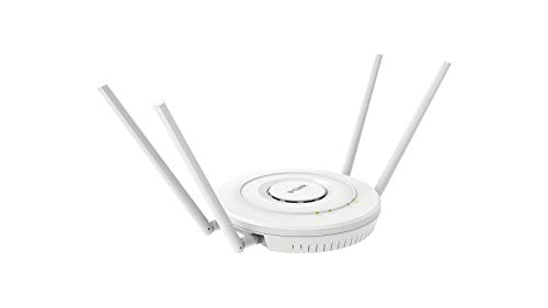 D-Link-DWL-6610APE--Punto-de-acceso-PoE-para-interior-WiFi-AC-1200Mbps-80211acn-4-antenas-externas-Dual-Band-Wireless-unificado-compatible-con-controladora-de-puntos-de-acceso-inalambricos