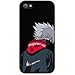 Supreme Kakashi Case / Color Black Rubber / Device iPhone 5/5s