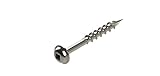 Impakt Tools 150CWH-200, #8 x 1-1/2 Inch Coarse Pocket Hole Screws with Washer Head, DIY Screws, 200 Count