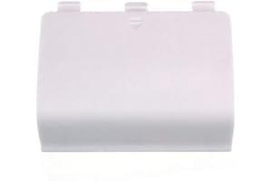 AOKADUTE Battery Back Cover Lid Door Case for Xbox One Controller (White)