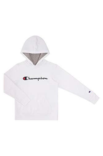 champion hoodie boys white