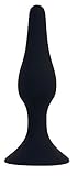 Rooster Alpha Silicone Butt Plug, Black