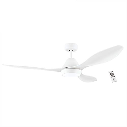 Eglo 35015 Ventilateur De Plafond, Métal, Blanc, 132