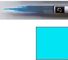 Uroboros Turquoise Blue Opal Stringers - 96 Coe