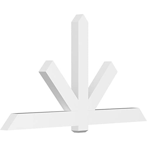 Ekena Millwork GBP084X46X0406KEN00 Kennewick Architectural Grade PVC Gable Brac…