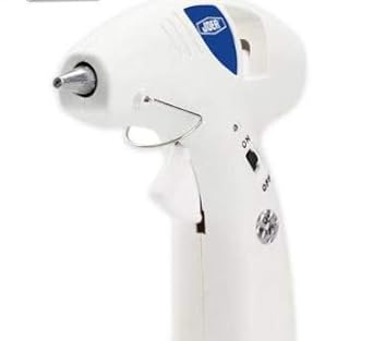 A.S ENTERPRISES Mhk Joer 10 Watt Mini Battery Hot Melt Glue Gun with 15 Glue Stick + 4 Aa Batteries