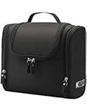 KIPOZI Hanging Toiletry Bag for Women or Men Travel Accessories, Large Capacity Toiletry Kit Water Resistant Organizer