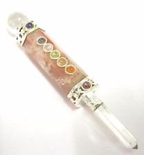 Jet sunstone mini chakra stick 3 - 3.5 inch approx. poc…