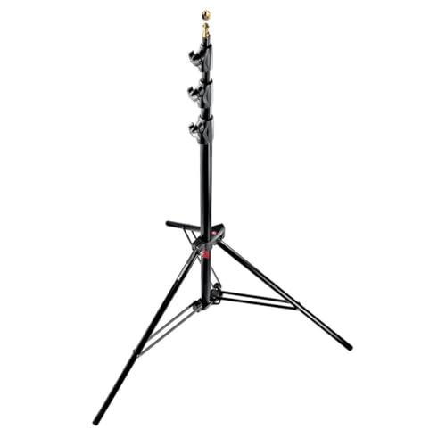 Manfrotto 1004BAC Profi-Lichtstativ aus Aluminium mit Luftfederung