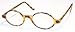 Plastic Tortoise Oval Frame, 2.50 Strength, by American Reading Glasses