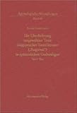 Die Ueberlieferung Ausgewaehlter Texte Altaegyptischer Totenliteratur ( Sargtexte ) in Spaetze, Gestermann, Louise, 3447051930