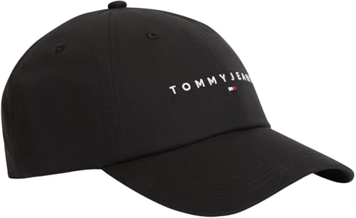 Gorra Hombre Linear Logo con Velcro, Negro (Black), Talla Única