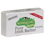Kerrygold Pure Irish Grass-fed Butter, Unsalted, 8 Oz (10 Pack)