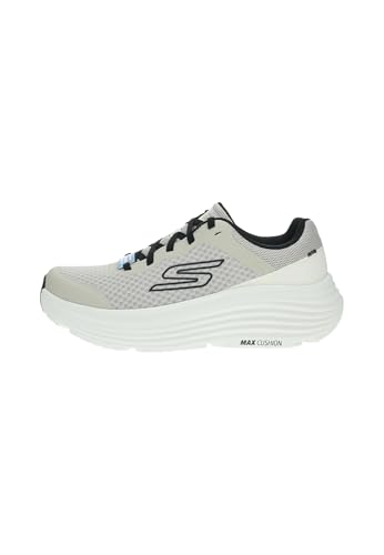 MAX Cushioning Endeavour - Tenis para Hombre, Tela sintética Gris Pardo y Negro, 43 EU
