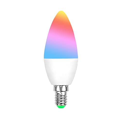 Photo 1 of ngnsky Zigbee E12 Smart RGBCW Candle Bulb Compatible with Alexa,App and Voice Control,ZigBee Hub Required.