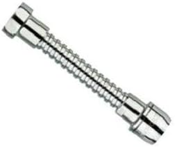 Flexo with Atomizer Flexible Female 22 Brass Chrome Ref: 252