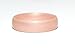 ROQ Silicone Rubber Wedding Ring for Men & Women, Comfort Fit, Men & Women's Wedding Band, Breathable Rubber Engagement Band, 6mm Wide 2mm Thick, Dome Solid Thin, Single, Rose Gold, Size 4
