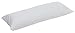 Rest Right 100% Cotton Body Pillow Protector - Zippered Cover Extends Body Pillow Life, Keeping Pillow Fresh and Clean – Machine Washable – Breathable Soft Cotton, 20”x54”, White