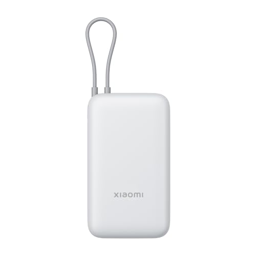 22.5W Power Bank 20000mAh (Integrated Cable) Light Gray