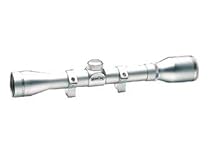 Simmons .22 Mag Truplex Reticle Adjustable Objective Rimfire Riflescope with Rings, 3-9x32mm (Silver)