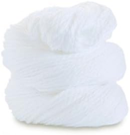 Blue Sky Alpacas Organic Cotton Yarn (Tulip 615) Worsted 2-Ply Twist - 2 Pack