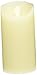 Etronic  Real Wax 3D Dancing Flame Flickering Flameless Battery Powered LED Pillar Dripless Motion Candle, 3