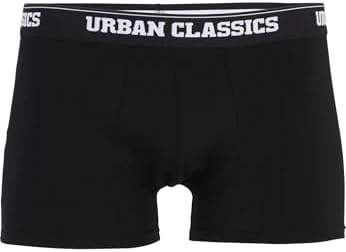Homme Modalsonger Shorts Dubbelpack Caleçon Boxeur, Noir, M EU