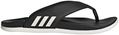 adidas Adilette Comfort Unisex Adult Flip Flops,Cblack/Cwhite