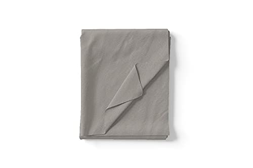 Homemania Plug Two – Double, Solid Colour – for Bed – with Grey Cotton Pillowcase, 240 x 280 cm
