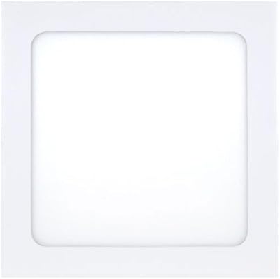 Downlight LED quadrato bianco da incasso 24 W 4500 K 2040 lm, dimensioni: 300 x 300 x 17 mm
