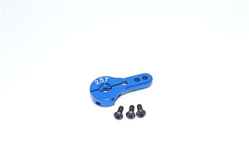 Aluminium Servo Horn For 25T Spline Output Shaft - 1Pc Blue