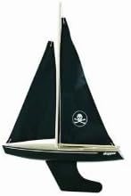 Skipper Contender Wooden Sailboat - Pirate