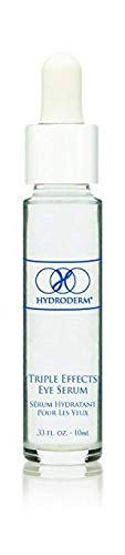 Hydroderm- Triple Effects Eye Serum- Advanced Paraban Free Formula- With Botanicals, Peptides and Anti-Oxidants- Dramatically Diminishes the Appearance of Under Eye Circles,Crows Feet and Puffiness