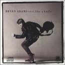 Disco de Bryan Adams: «Cuts Like a Knife / Heaven» (Anverso) Disco de Bryan Adams: «Cuts Like a Knife / Heaven» (Anverso)