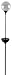 Moonrays 99924 Color Changing Solar Glass Ball Fixture, 1 Pack