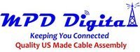 Andrew Commscope commscope-uhf-1 US Made PL259 UHF Male Pigtail Jumper LMR/CNT-240 Coaxial Cable Antenna Coax UHF VHF HF (1-Feet)