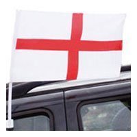Squizzas! SQ-238 England Car Flags (Pack of 2)
