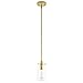 Satin Brass Pendant Lights Kitchen Island - Small Clear Glass Pendant Light Fixture