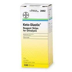Keto-Diastix Urine Reagent Test Strips - Box of 50