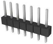 SULLINS PEC07SAAN 7 Position Single Row 2.54 mm Straight Through Hole Male Pin Header - 25 item(s)